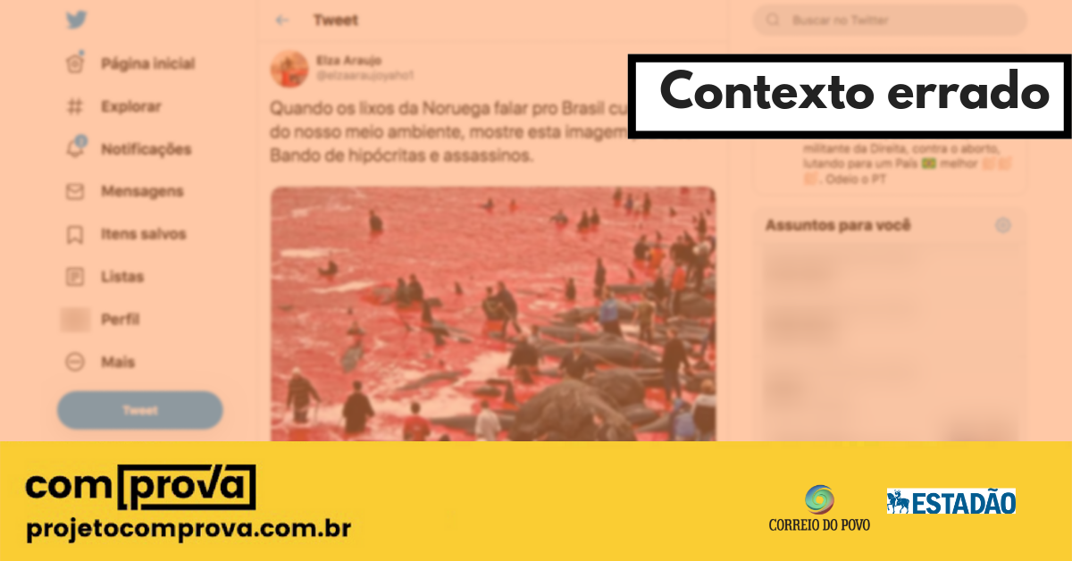 Image accompanying Quando os lixos da Noruega falar pro Brasil cuidar melhor do nosso meio ambiente, mostre esta imagem pra eles. Bando de hipócritas e assassinos.