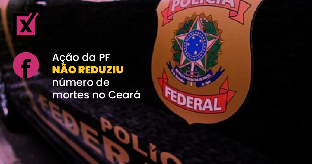 Image accompanying Número de óbitos no Ceará cai 90% em dois dias, depois de ação da PF