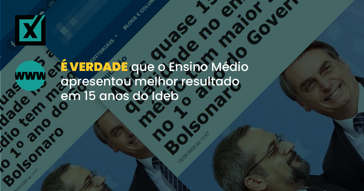 Image accompanying Após quase 15 anos, qualidade no ensino médio tem maior salto no 1º ano do Governo Bolsonaro