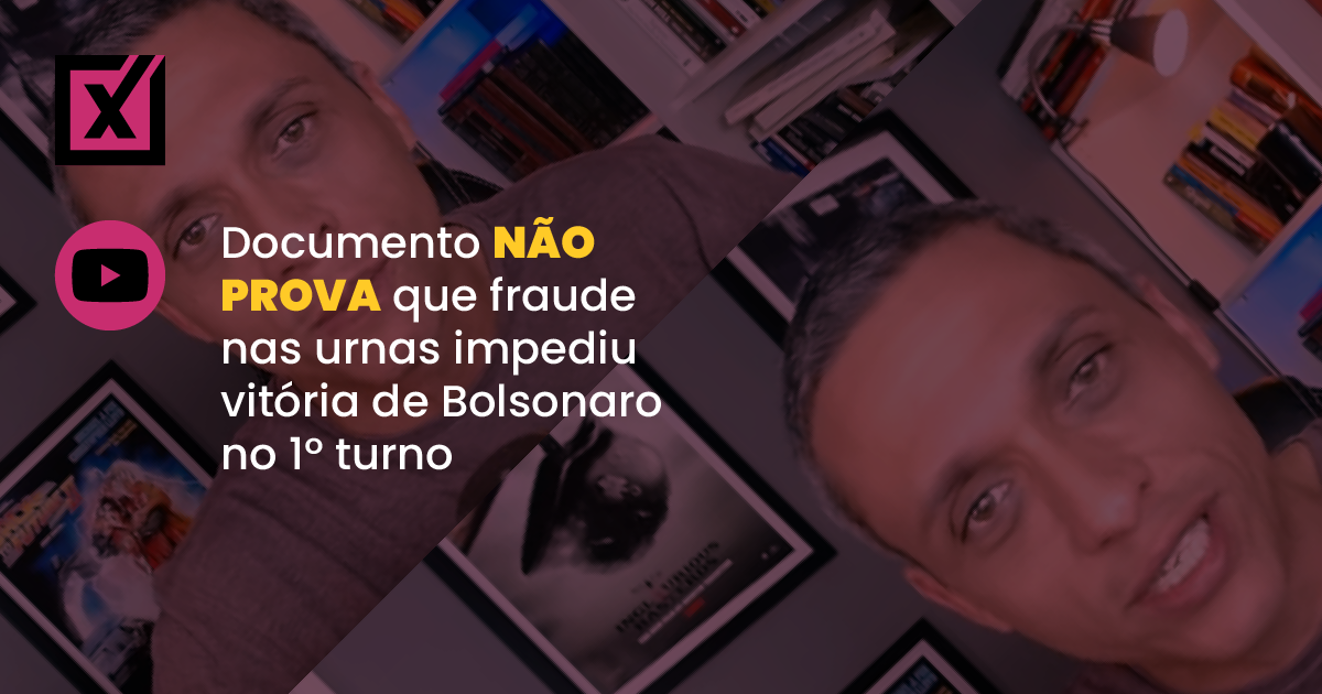 Image accompanying Documento prova fraude nas urnas em 2018 que impediu a vitória de Bolsonaro no 1º turno das eleições