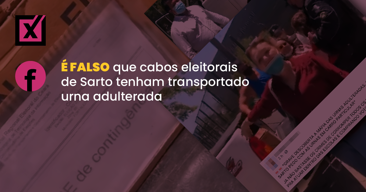 Image accompanying Cabos eleitorais de Sarto Pego em Fortaleza (CE) são pegos e máfia das urnas adulteradas é descoberta