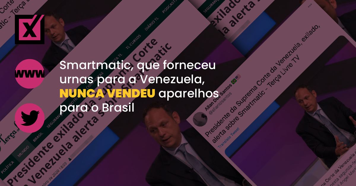 Image accompanying Segundo ex--presidente da Suprema Corte da Venezuela, a empresa Smartmatic comerciante de urnas eletrônicas, comete fraudes